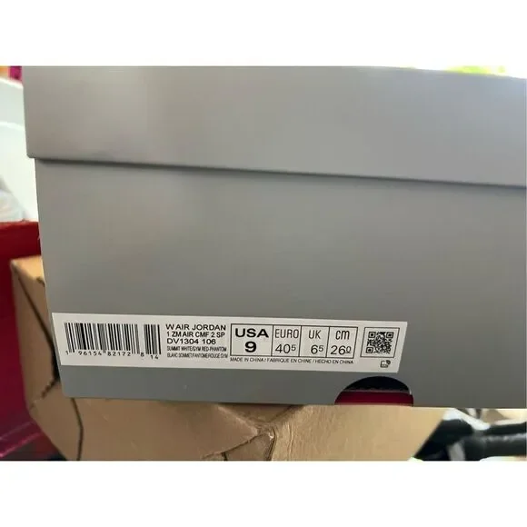 [DV1304-106] Womens Air Jordan Retro 1 High Zoom Air CMFT 2 (W) 'Valentine's Day - Picture 10 of 10